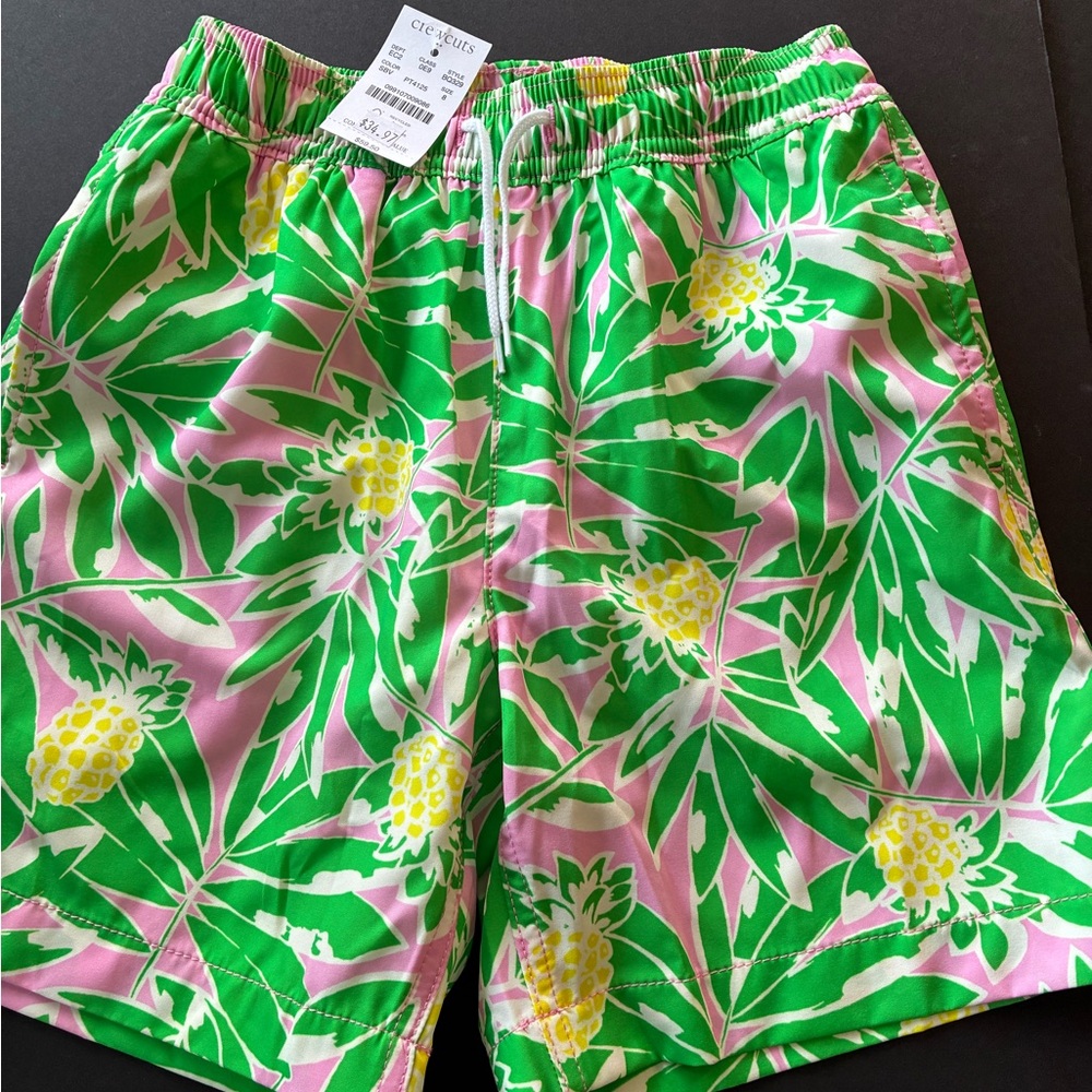 Crewcuts Floral Print Swim Shorts